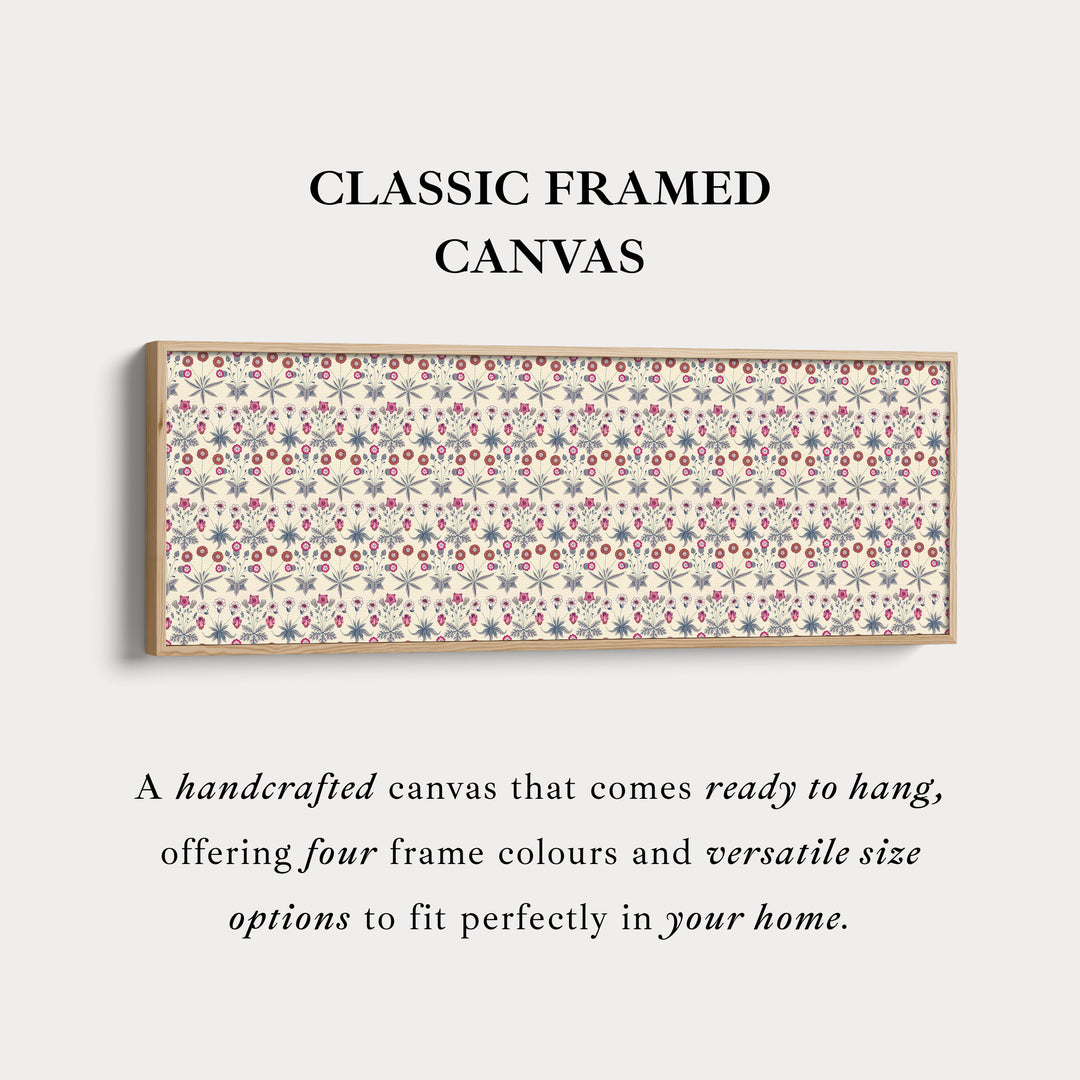 Horizontale wanddecoratie William Morris Madeliefje