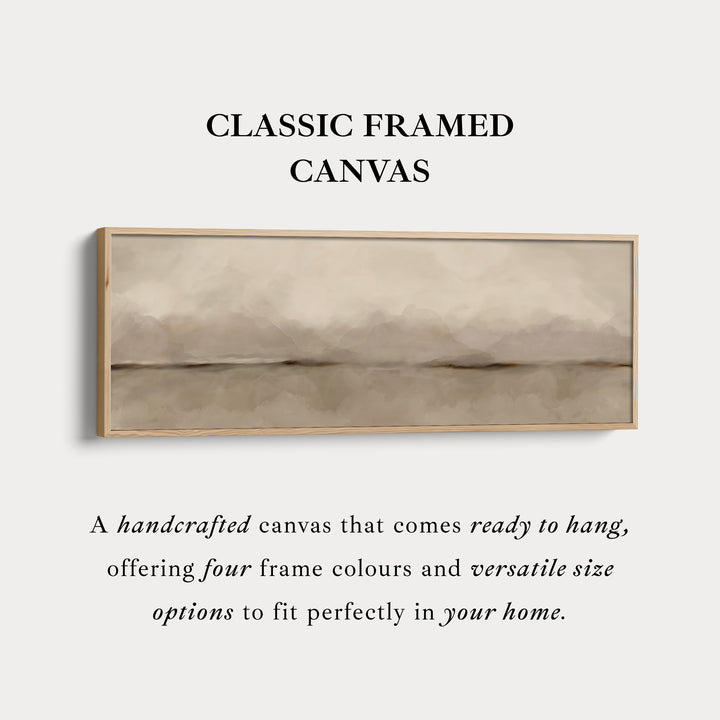 Panoramic Wall Art Neutral Landscape Inspired For Living Room