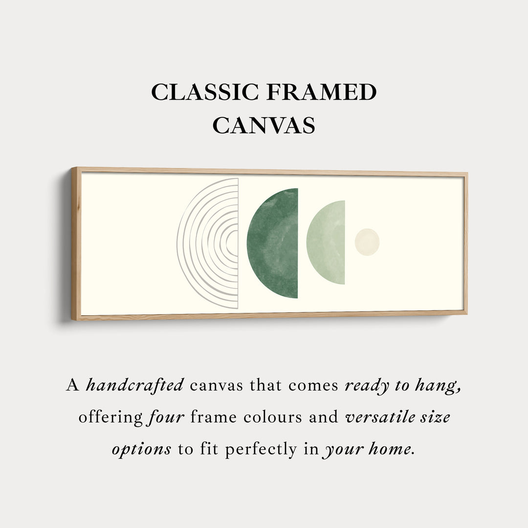 Above Bed Art Soft Green Circles And Lines For Calm Bedrooms