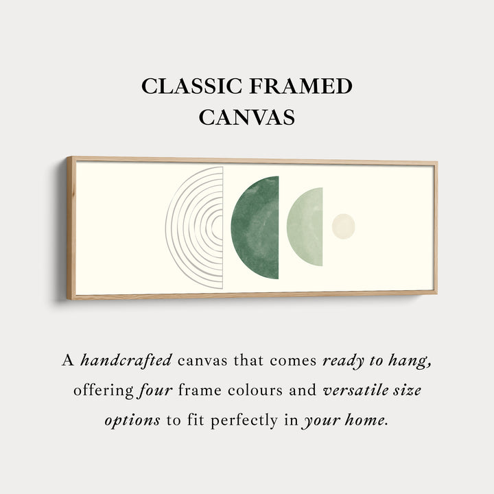 Above Bed Art Soft Green Circles And Lines For Calm Bedrooms