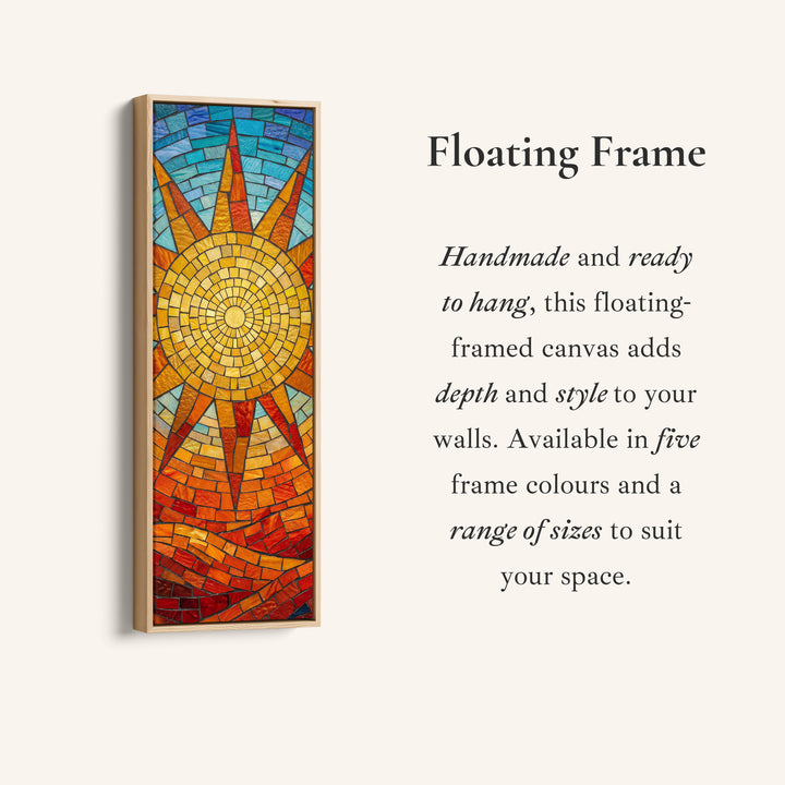 Mosaic Sun Large Wall Art Statement Wall Decor Kitchen