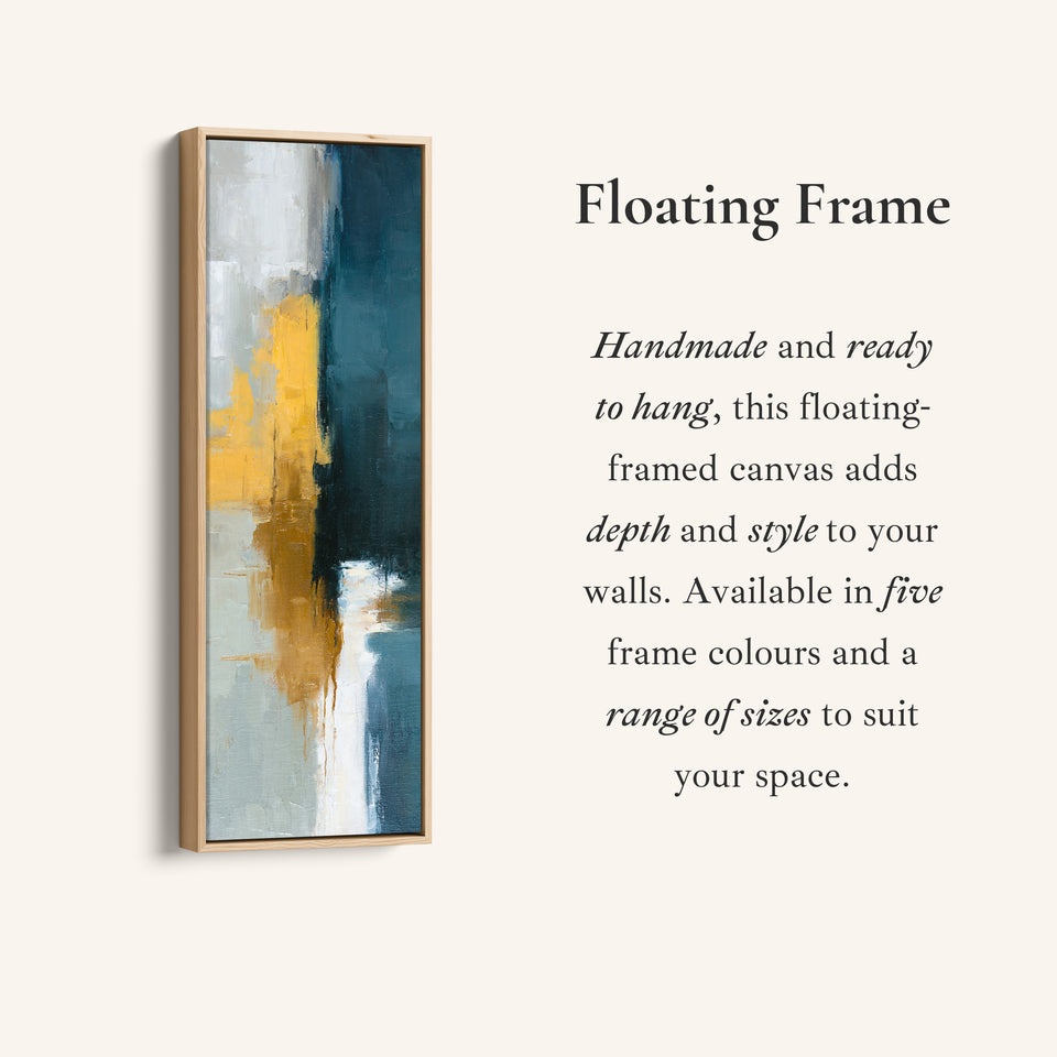 Portrait Wall Art Abstract Colour Block Composition For Office