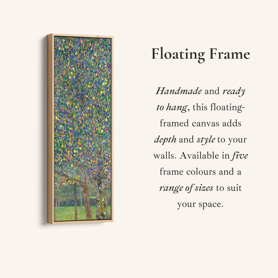 Gustav Klimt Narrow Wall Art Pear Tree Landscape For Hallway