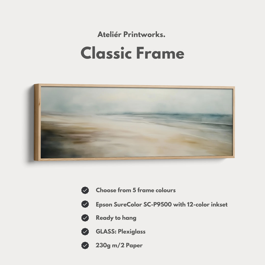 Abstract Landscape horizontal Large Wall Art Framed Canvas - H0032