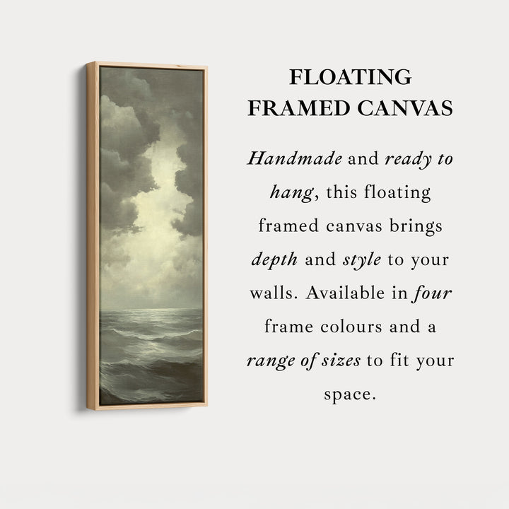 Vintage Sea Painting - Vertical Wall Art