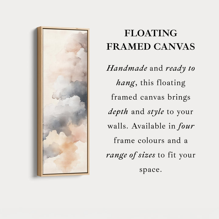 Tall Skinny Vertical Cloud Wall Art