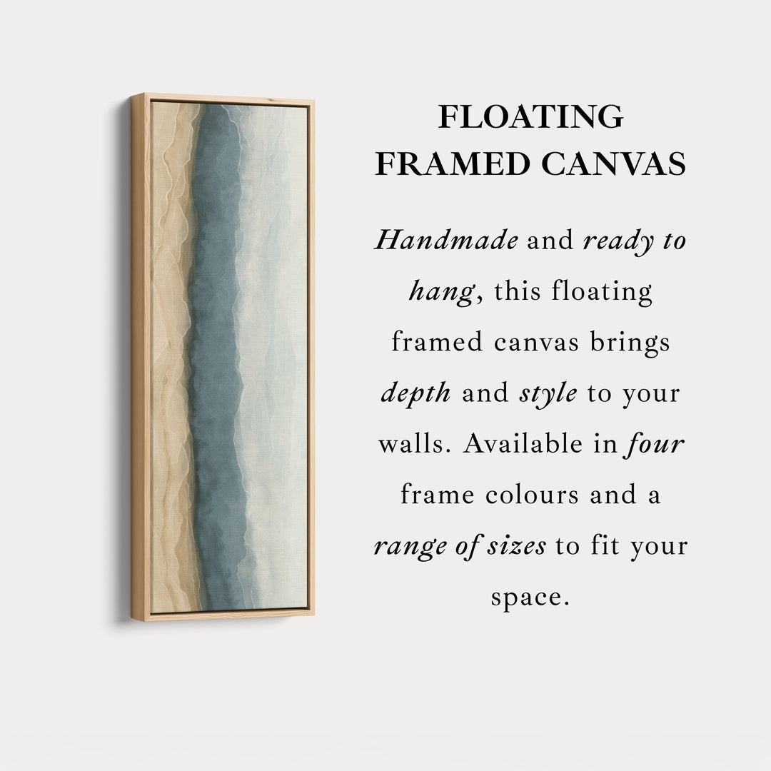 Tall Slim Vertical Long Abstract Canvas Wall Decor