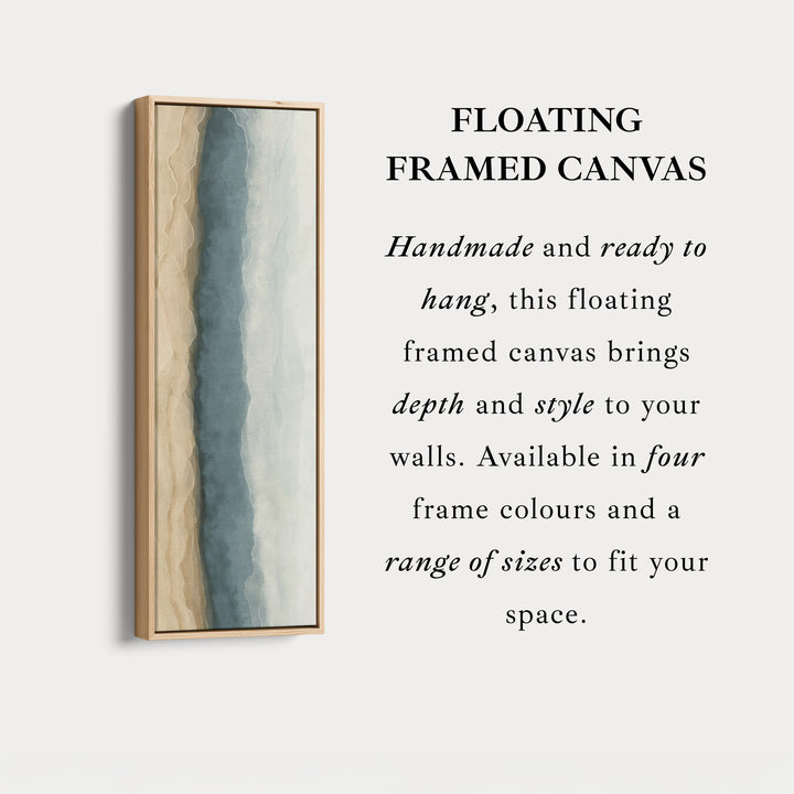 Tall Slim Vertical Long Abstract Canvas Wall Decor