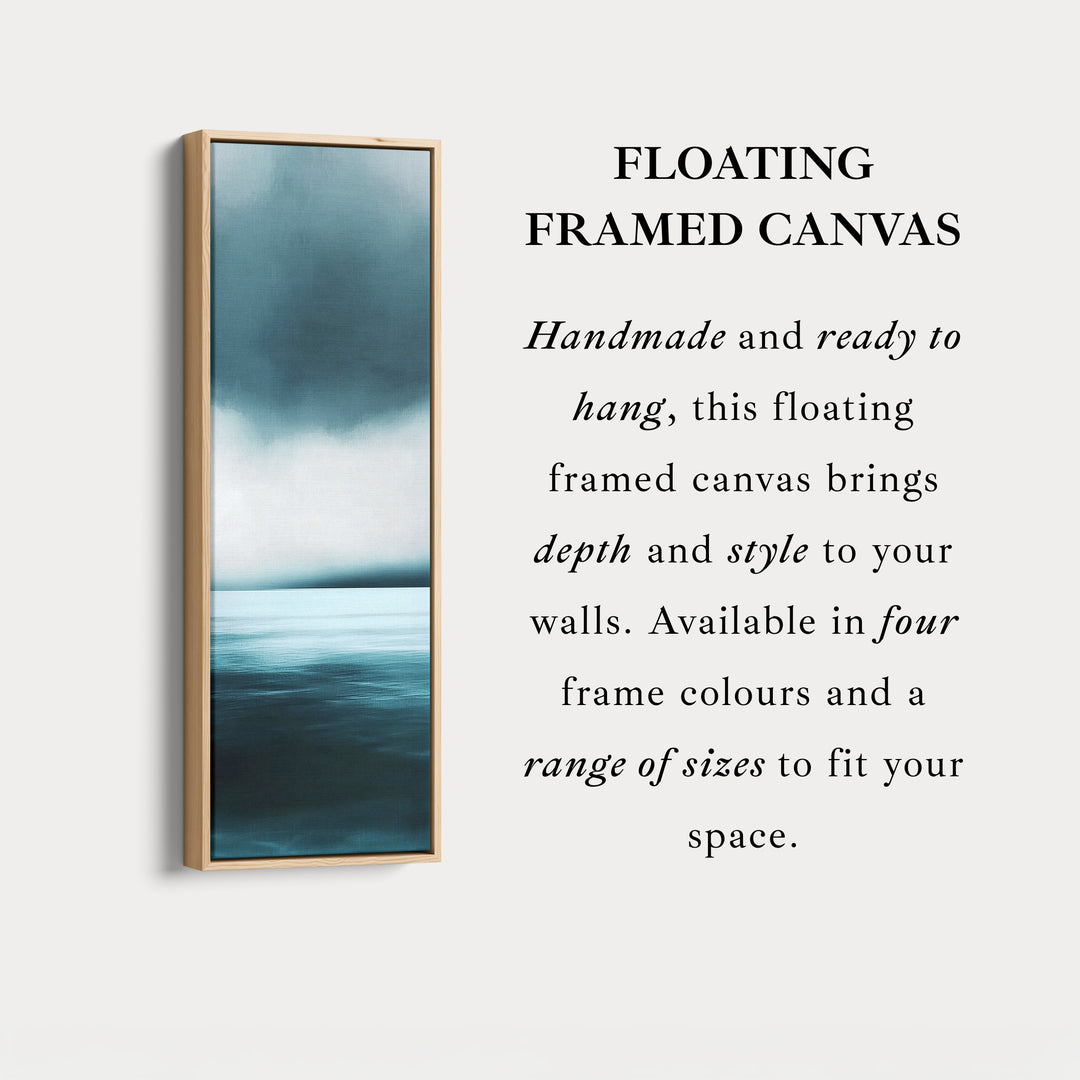 Abstract Ocean Large Vertical Wall Art Canvas