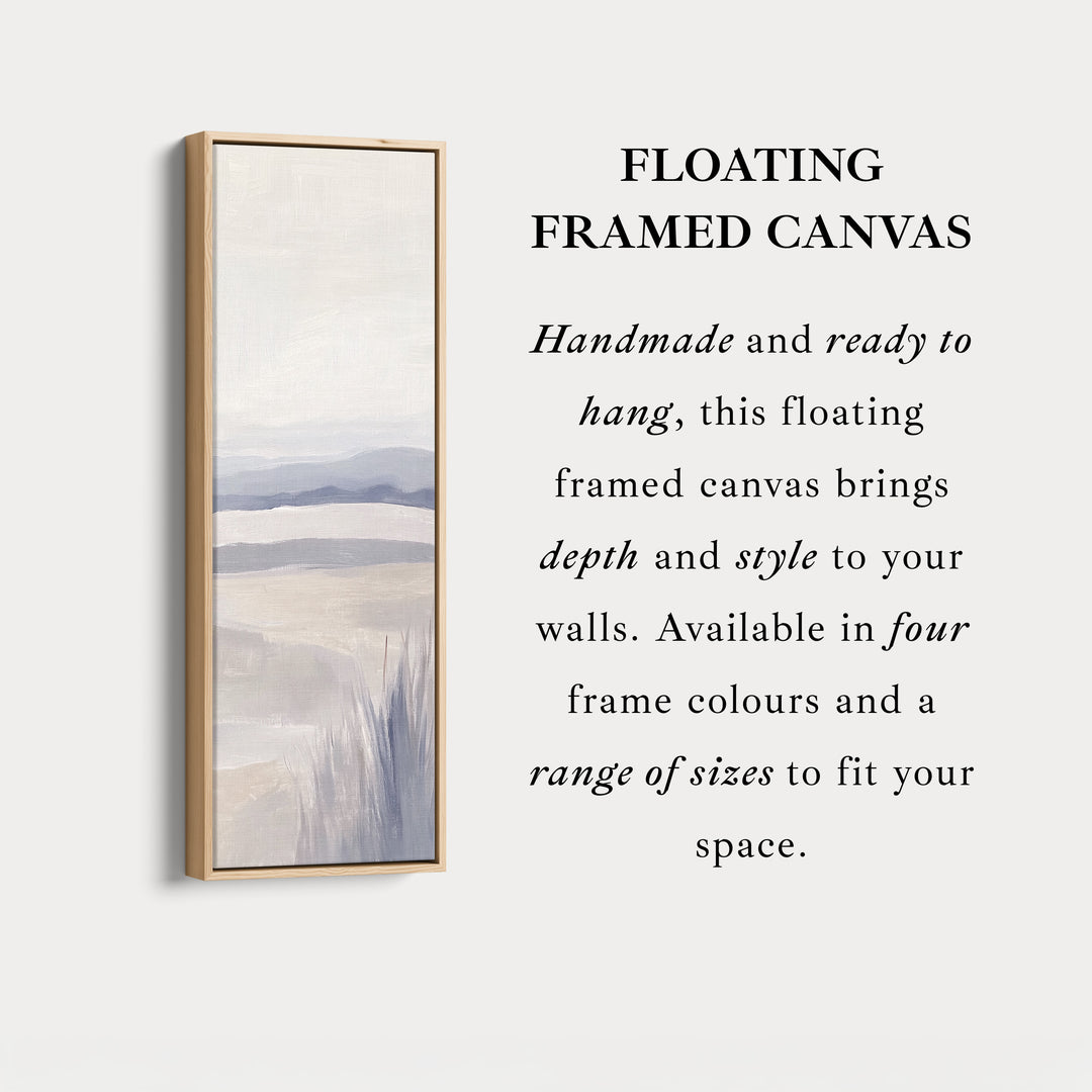 Long Tall Vertical Wall Art - Abstract Landscape Canvas