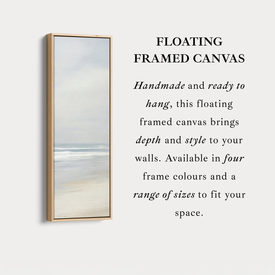 Lange Muurkunst Abstract Strand Groot Canvas Decor