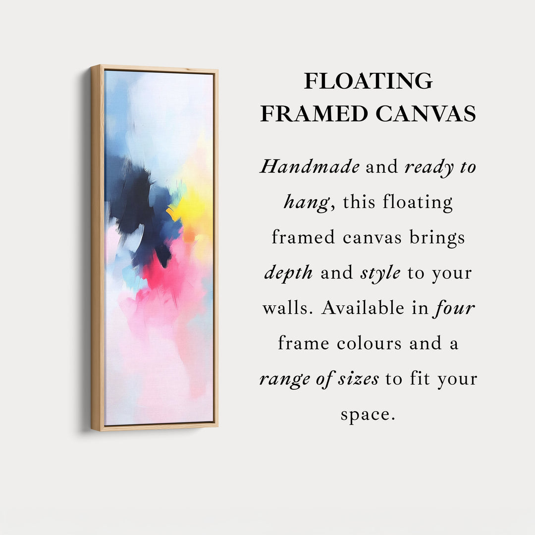 Vertical Long Wall Art Abstract Large Canvas Decor