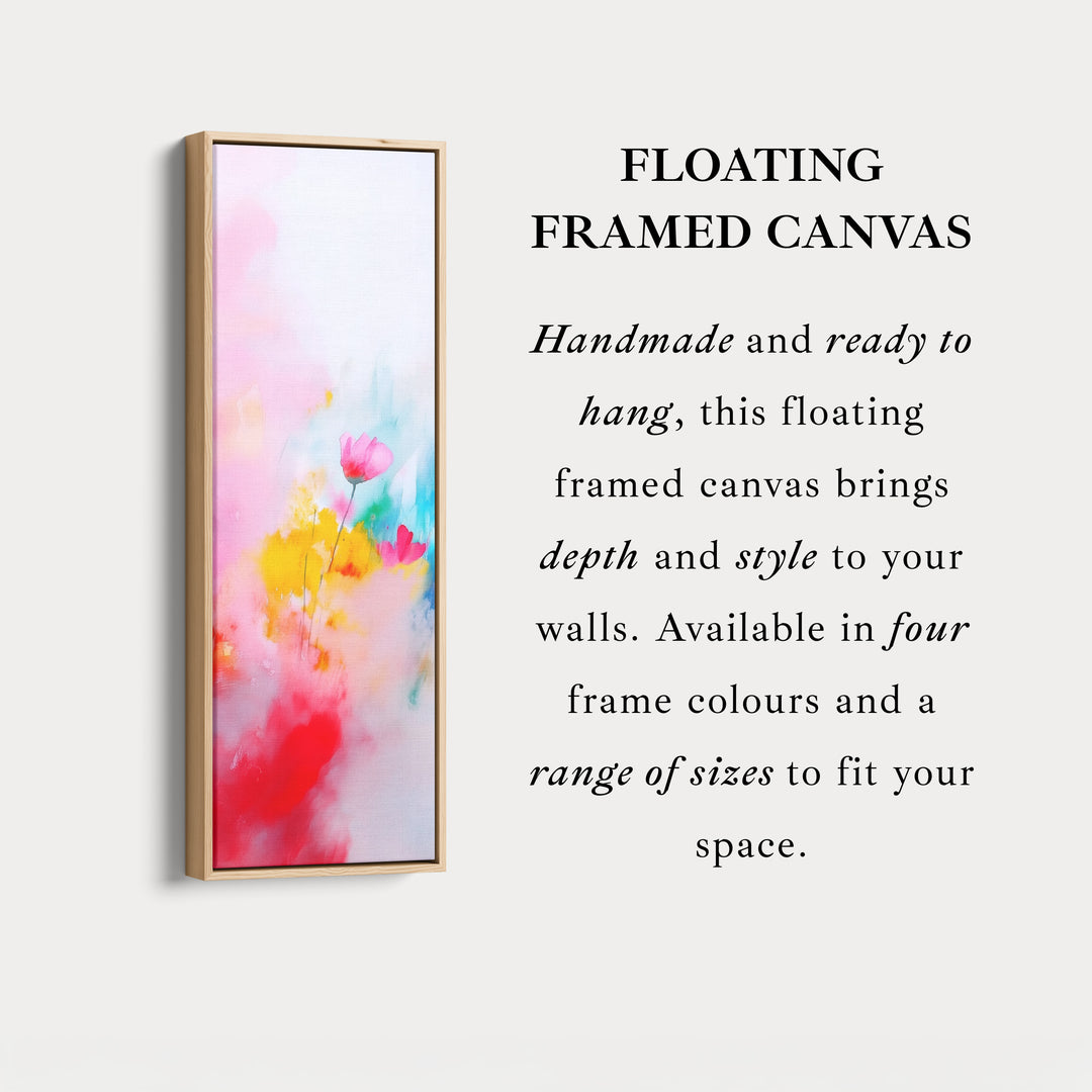 Abstract Large Painting Vertical Long Wall Art Large Canvas Decor