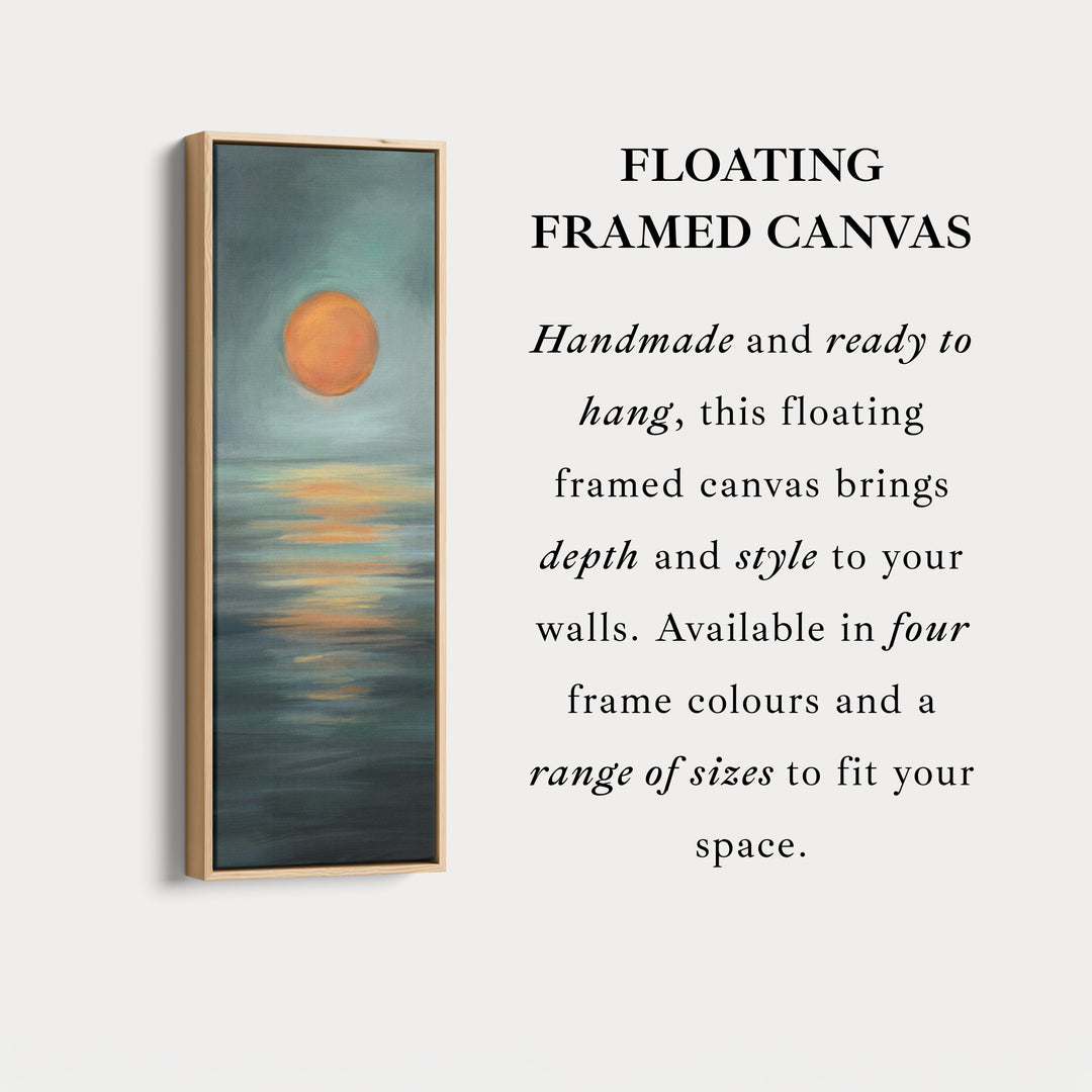 Minimalist Sunset Large Framed Wall Pictures For Living Room