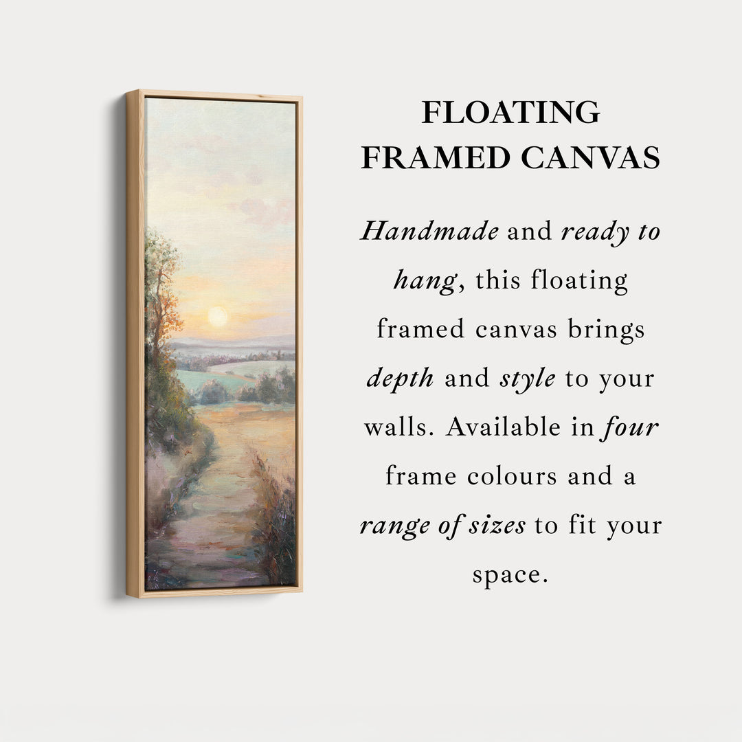 Long Narrow Vertical Large Wall Decor English Countryside