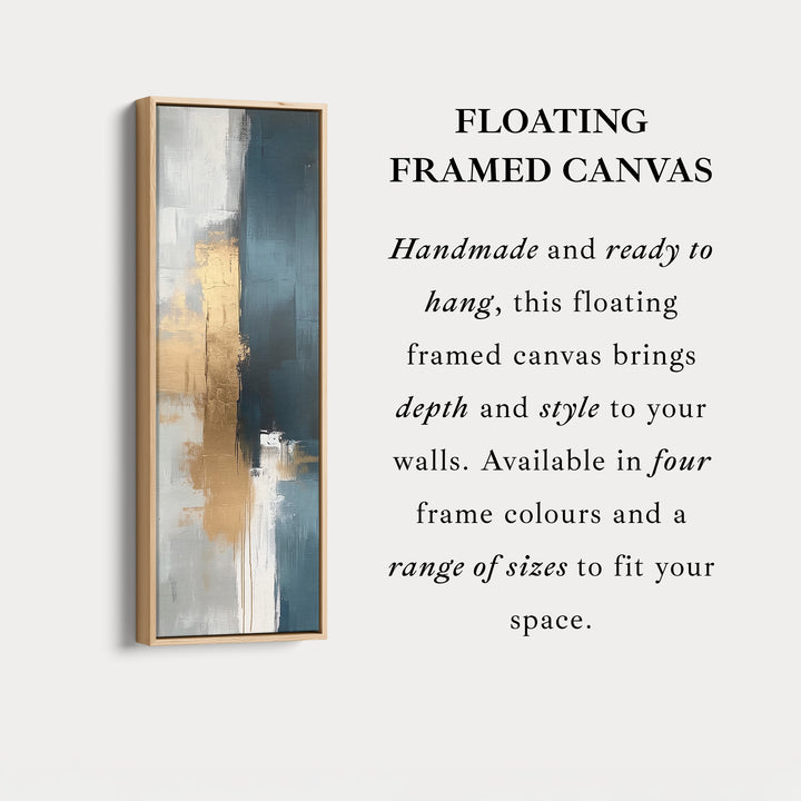Tall Skinny Gold Abstract Wall Decor