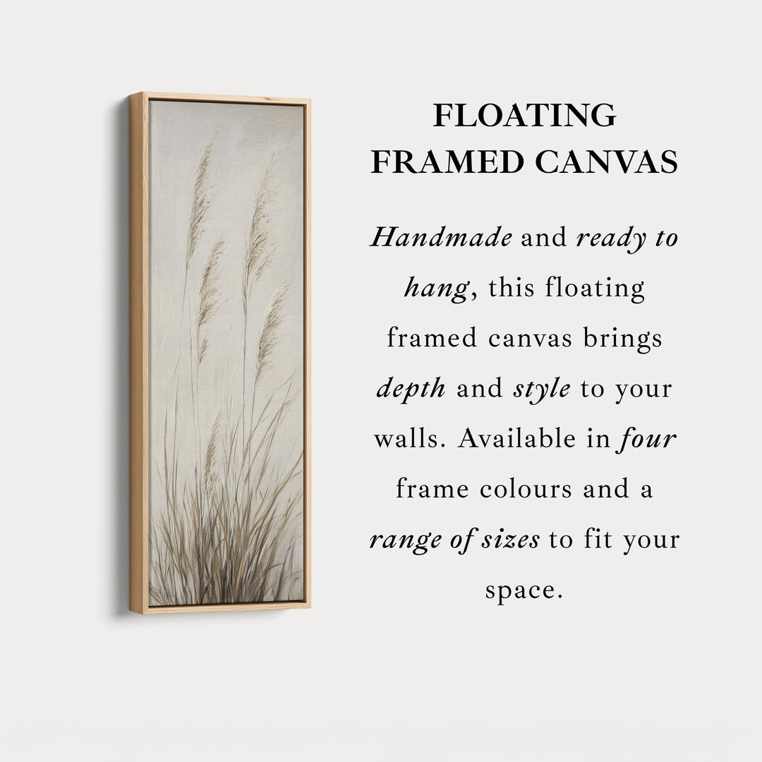 Wild Grass Vertical Wall Decor Tall Hallway Decor