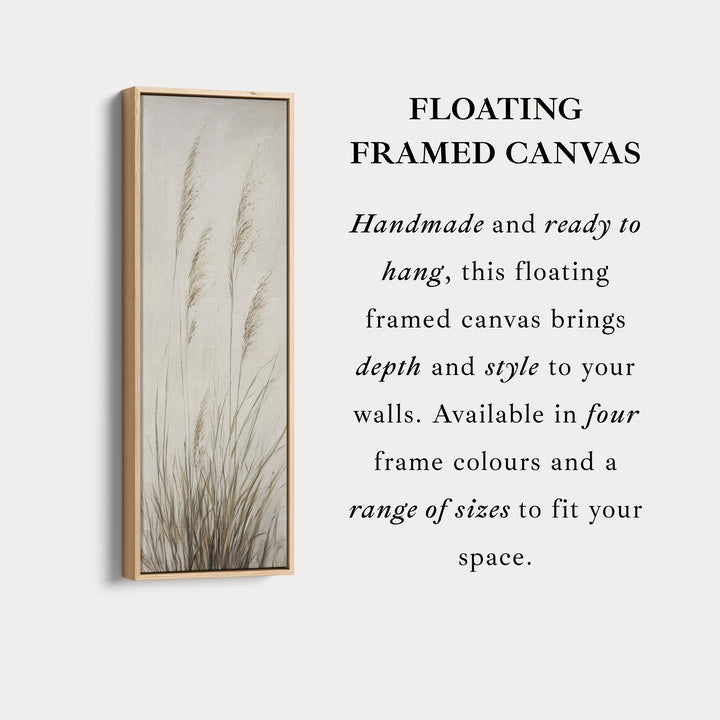 Wild Grass Vertical Wall Decor Tall Hallway Decor