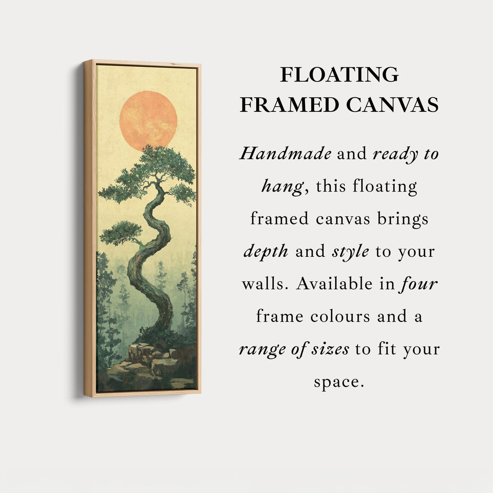 Arbre Bonsaï décoratif mural vertical