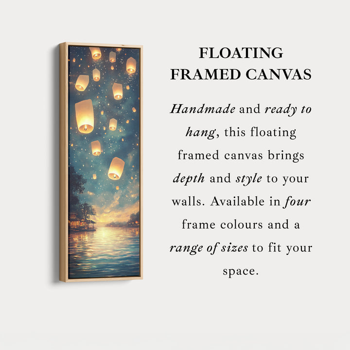 Chinese Lanterns Vertical Wall Art