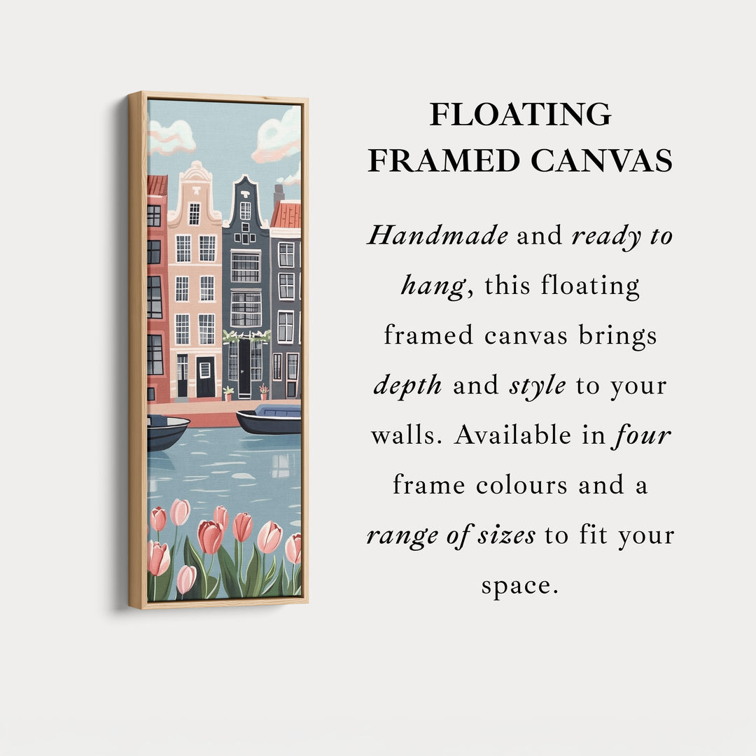 Amsterdam Vertical Bedroom Wall Art