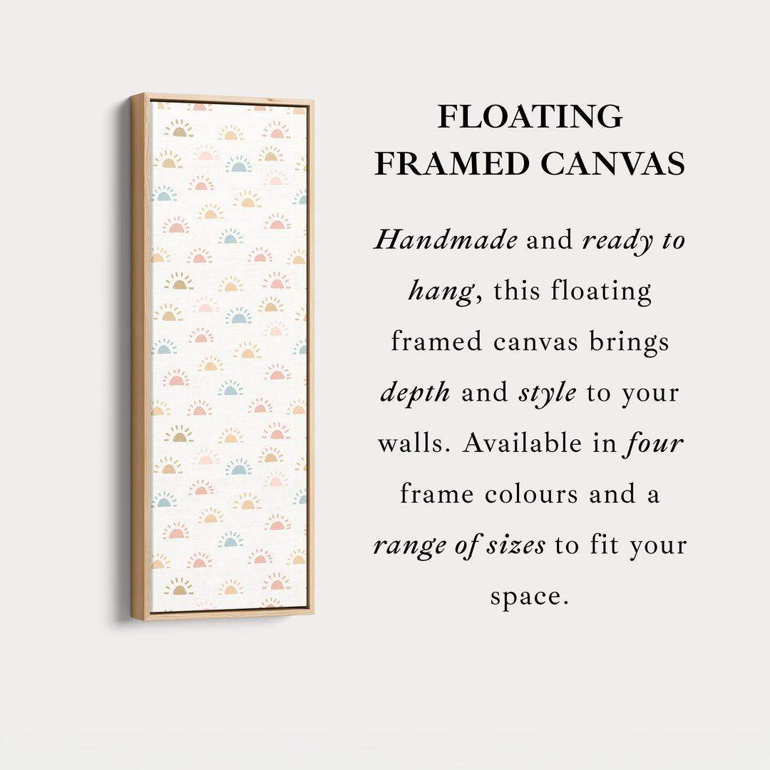 Vertical Kids Room Wall Decor Sun Doodle