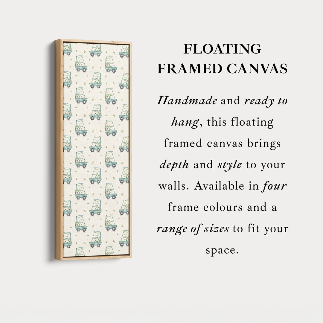 Kids Room Crocodile Long Narrow Vertical Wall Art