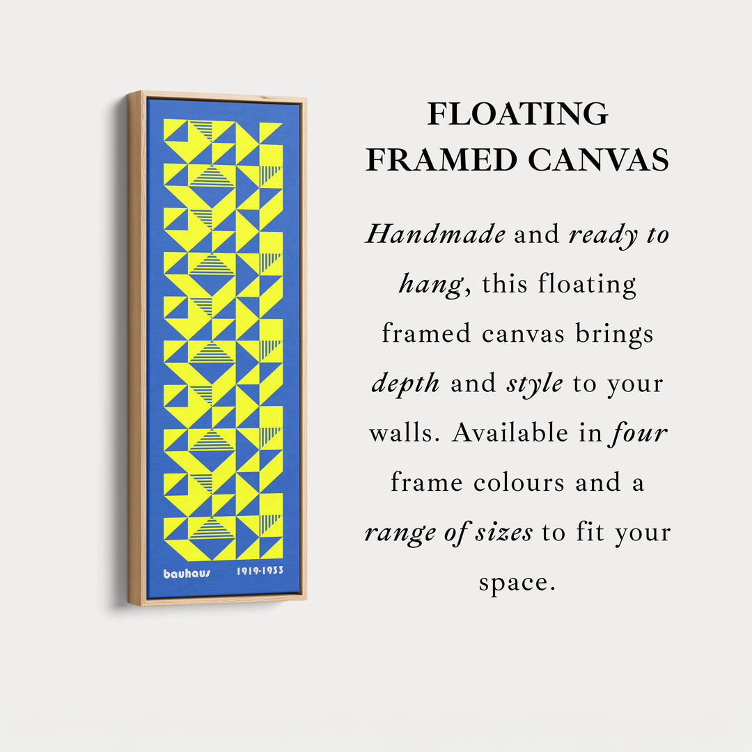 Bedroom Wall Art Vertical Geometric Bauhaus