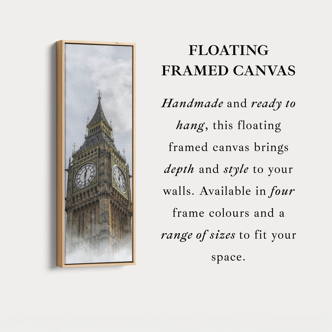 Big Ben London Framed Vertical Wall Art