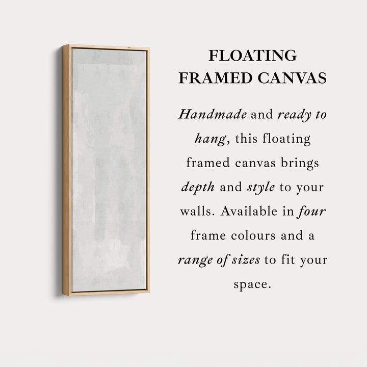 Vertical Wall Art Grey Beige Tall Canvas For Hallway