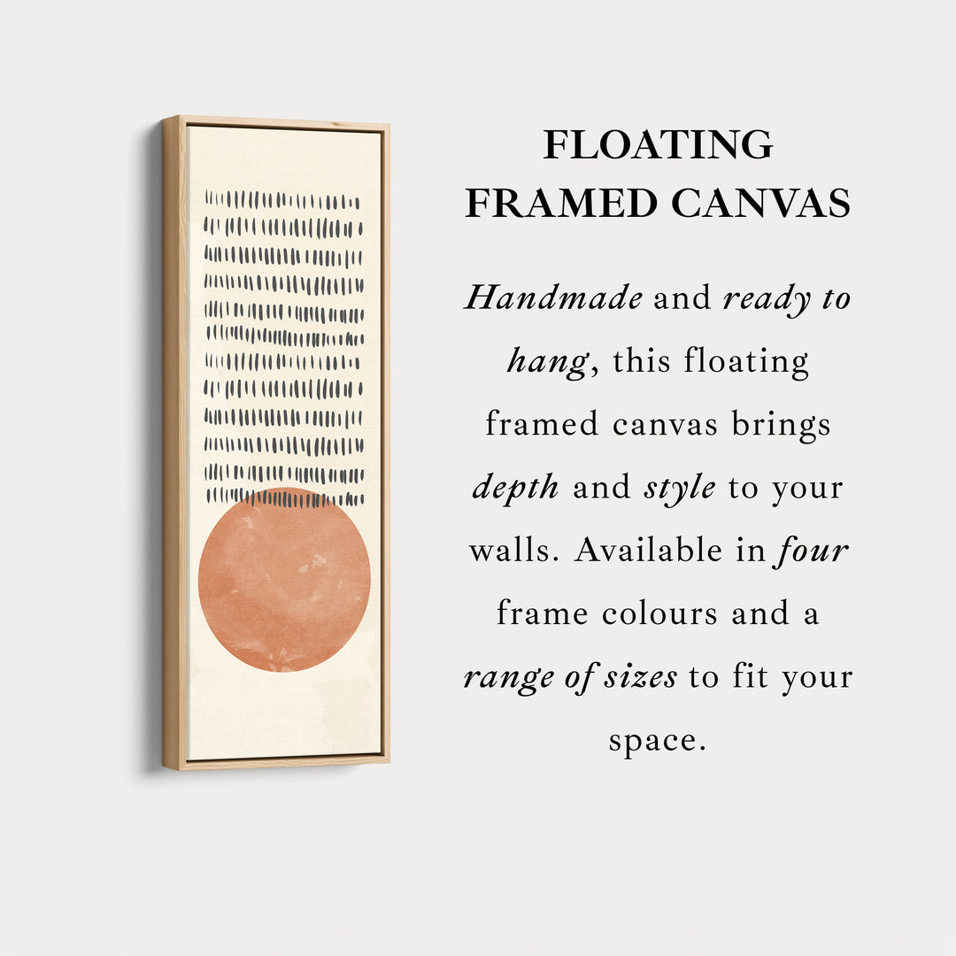 Narrow Wall Art Beige Rust Skinny Wall Art For Living Room