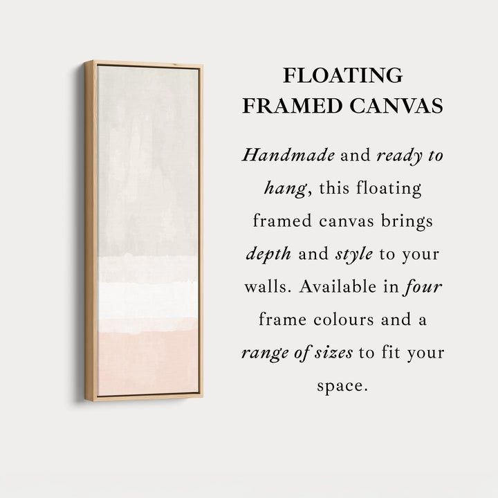 Tall Canvas Wall Art Beige Vertical Framed Canvas For Living Room