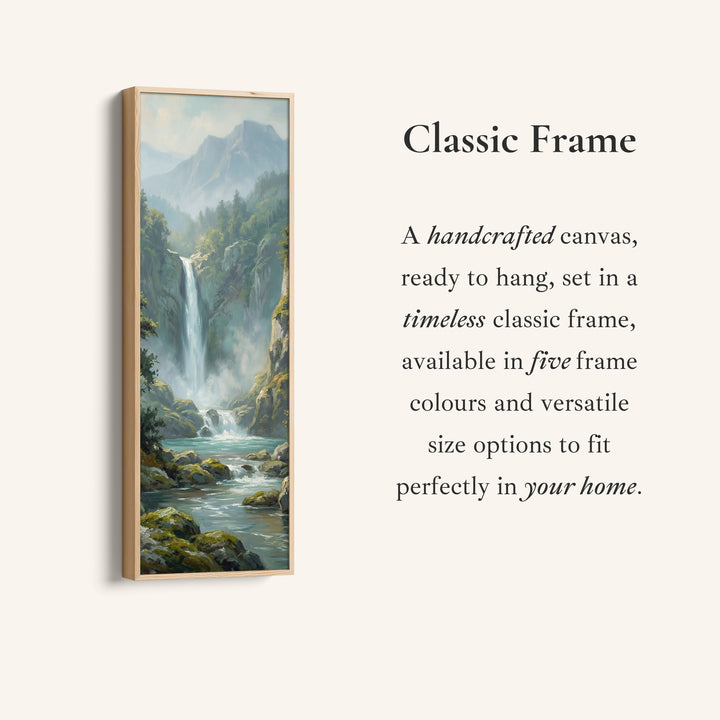 Forest Waterfall Bedroom Wall Art Oversized Wall Decor Bedroom