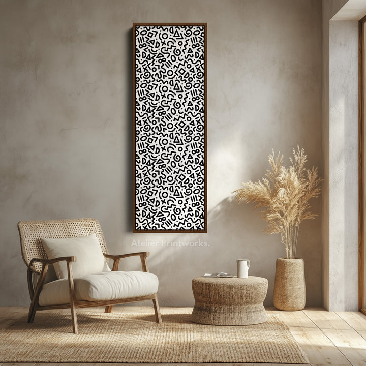 8. Walnut Vertical FrameV0374