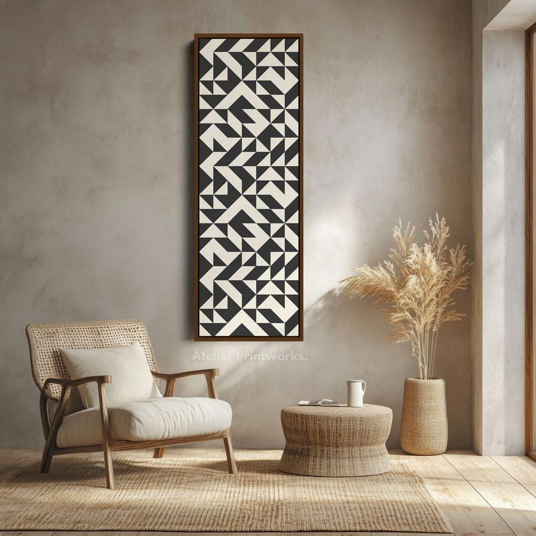 8. Walnut Vertical FrameV0380