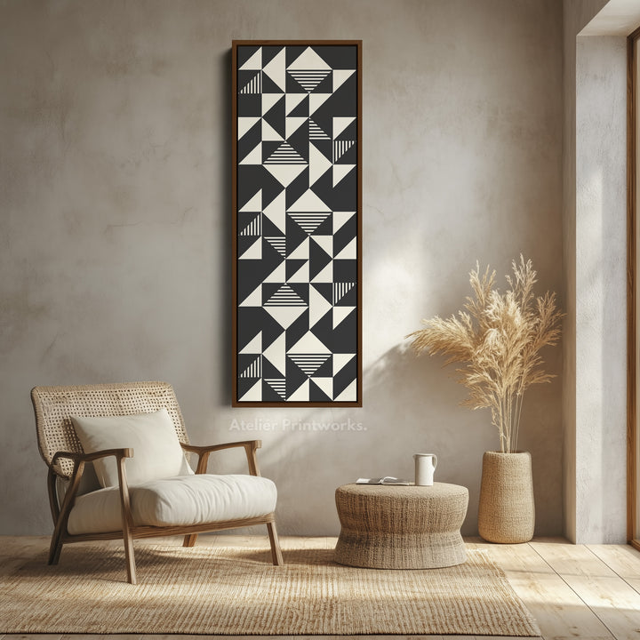 8. Walnut Vertical FrameV0381