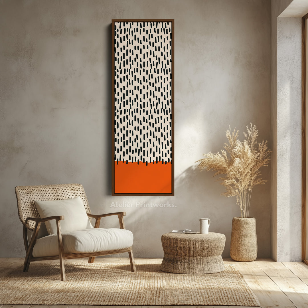8. Walnut Vertical FrameV0384