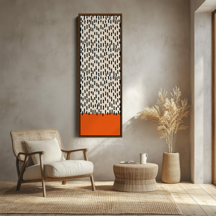 8. Walnut Vertical FrameV0384