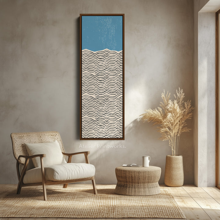 8. Walnut Vertical FrameV0386