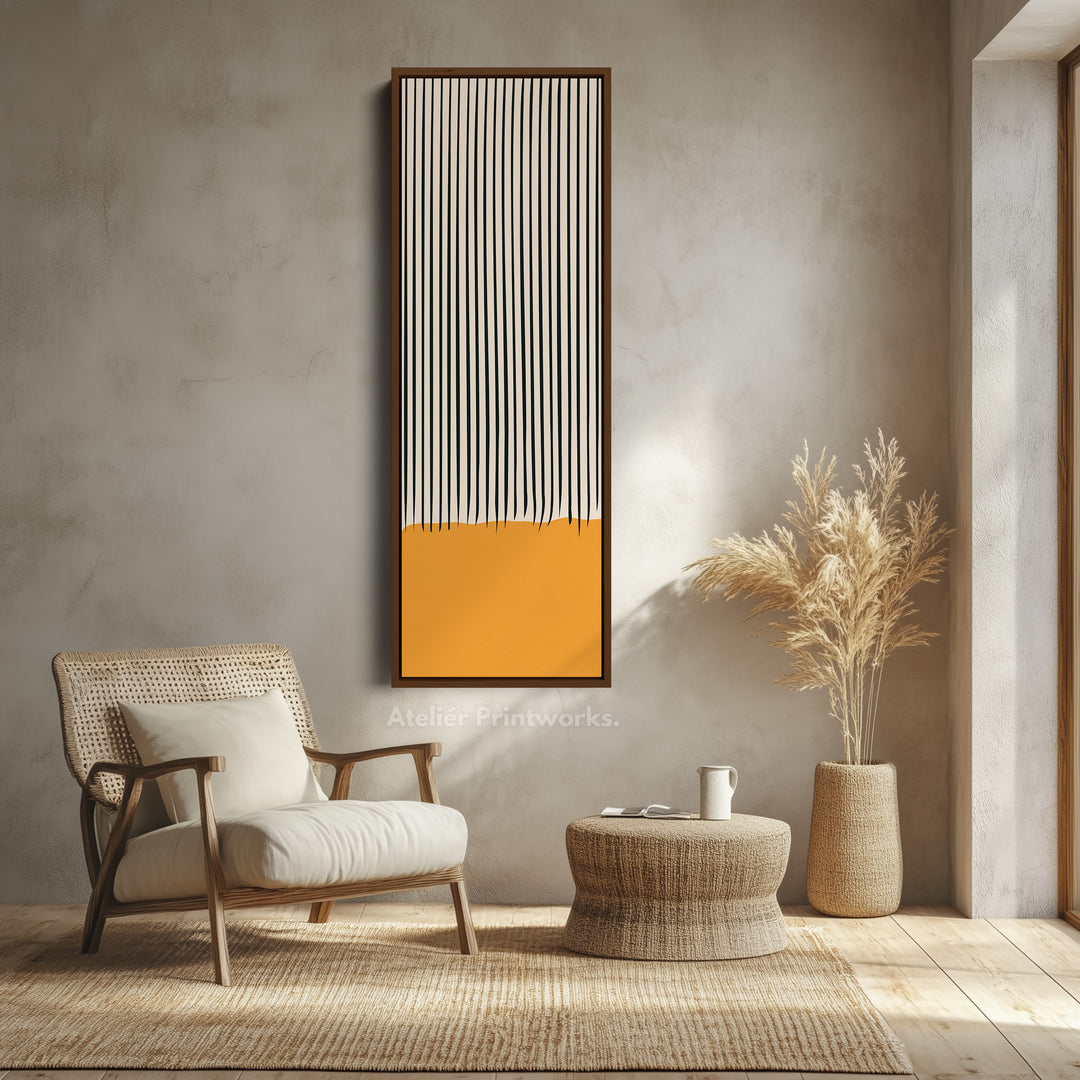 8. Walnut Vertical FrameV0387