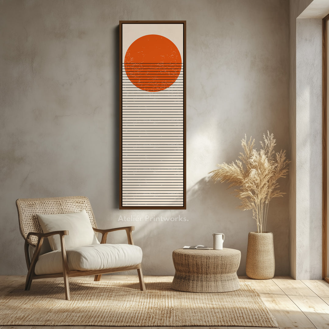 8. Walnut Vertical FrameV0389