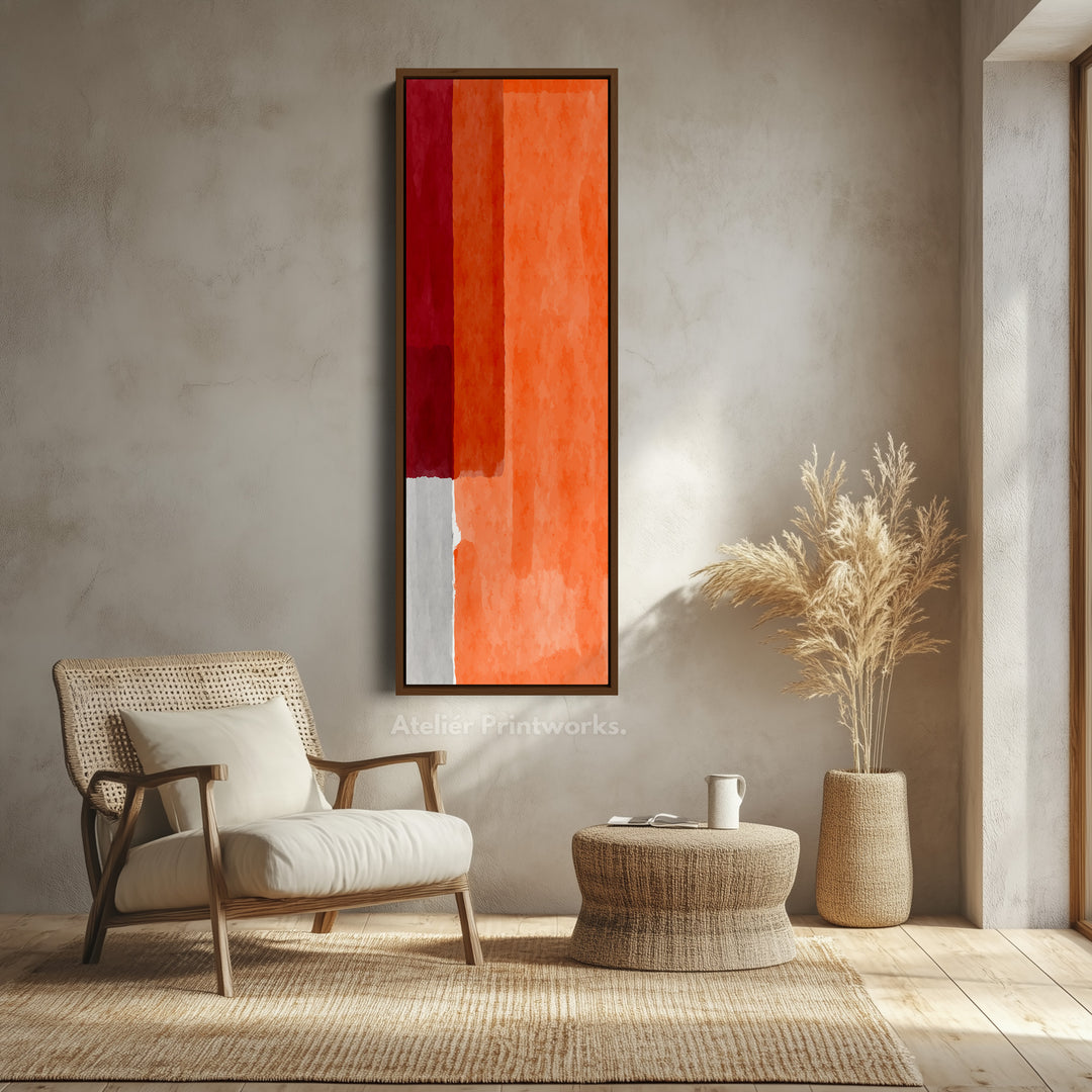 8. Walnut Vertical FrameV0400