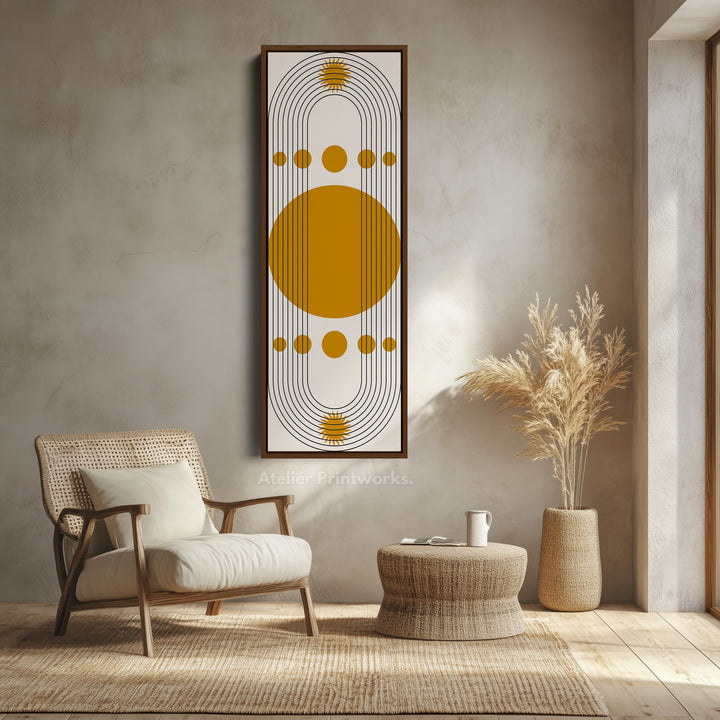 8. Walnut Vertical FrameV0433