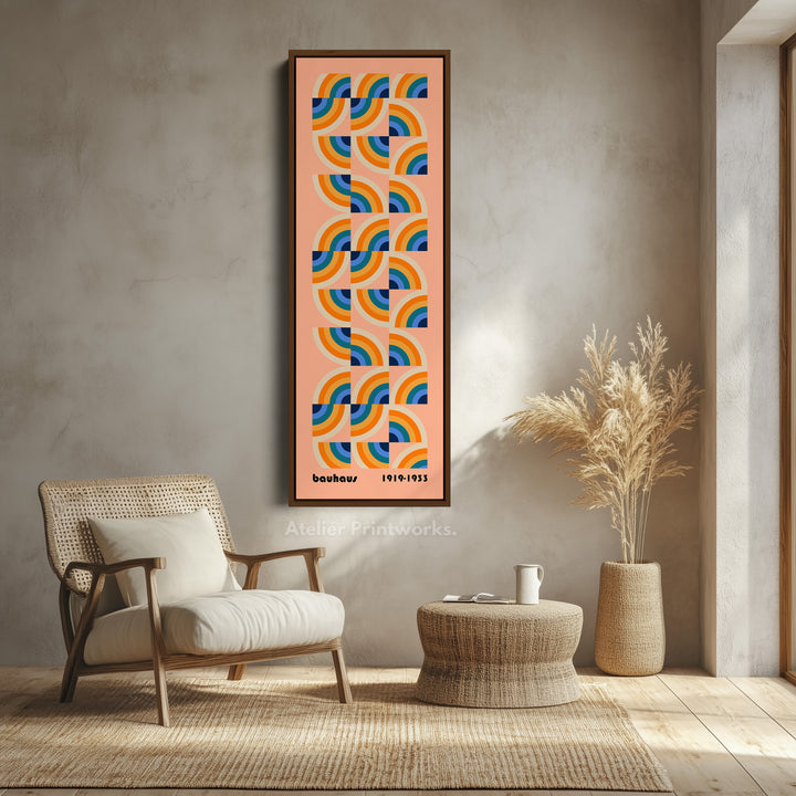 8. Walnut Vertical FrameV0443