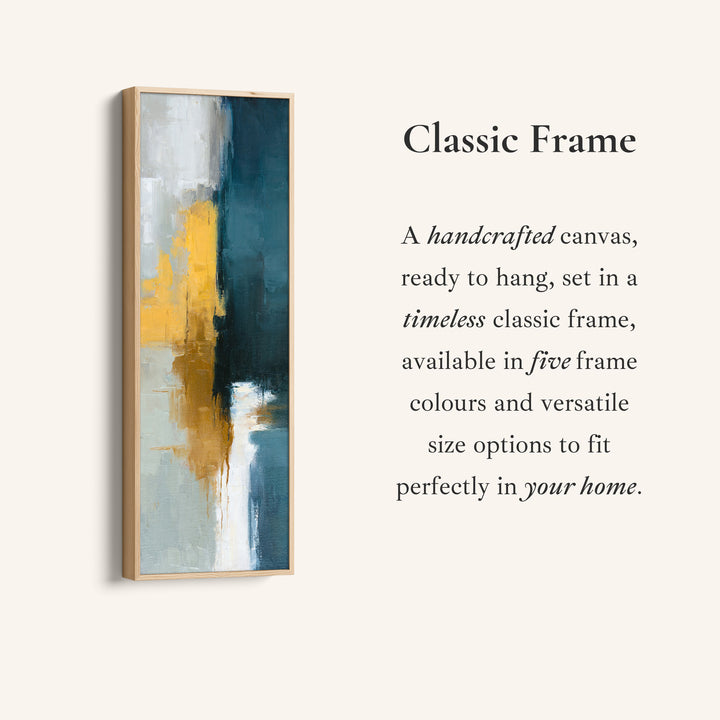 Portrait Wall Art Abstract Colour Block Composition For Office