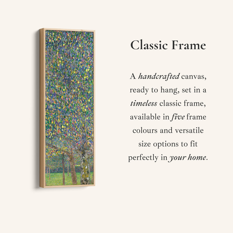 Gustav Klimt Narrow Wall Art Pear Tree Landscape For Hallway