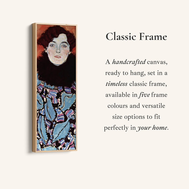 Gustav Klimt Large Wall Art Portrait Of Johanna Staude For Bedroom
