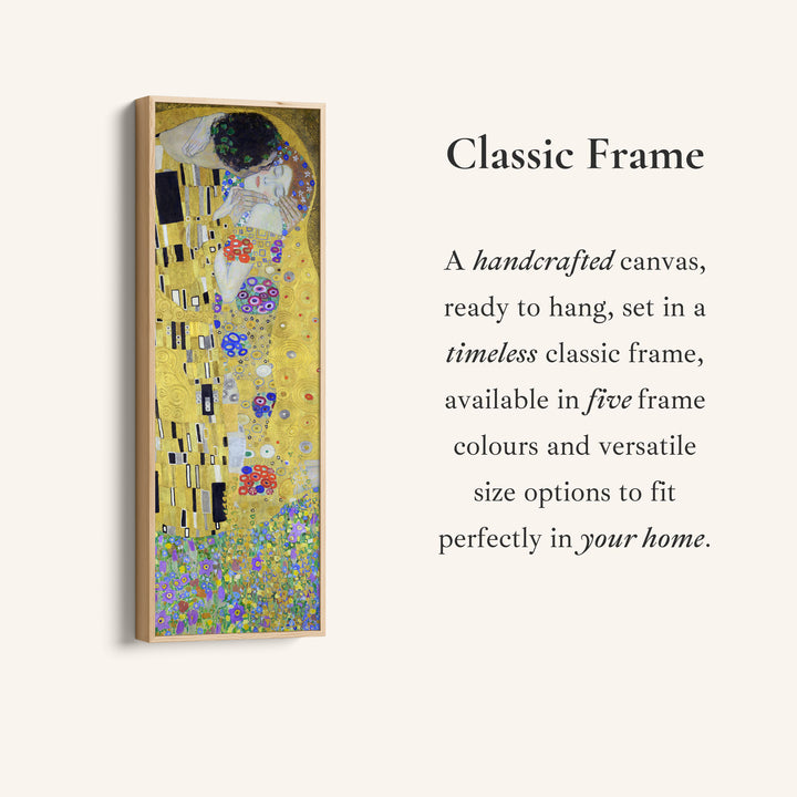 Gustav Klimt Long Wall Art The Kiss Romantic Couple For Bedroom