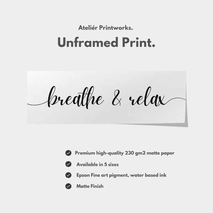 Horizontal Wide Narrow Above Bed Wall Decor Typography - H0309