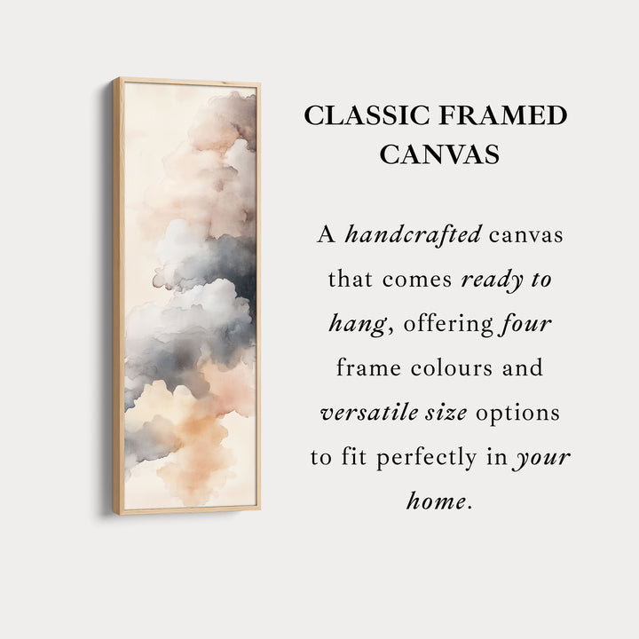 Tall Skinny Vertical Cloud Wall Art